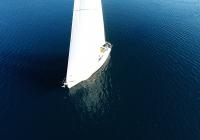 sailing yacht sailboat front sail genoa mainsail sailing yacht elan 45